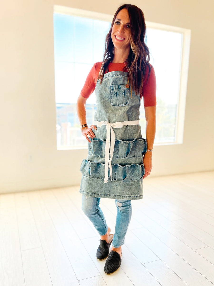 Bantam- Light Denim Apron – Rox Aprons