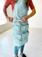 Load image into Gallery viewer, Araucana- Light Blue/Teal Apron

