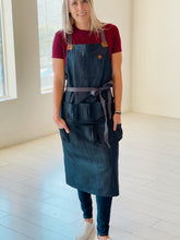 Load image into Gallery viewer, Jersey Giant- Dark Denim Apron
